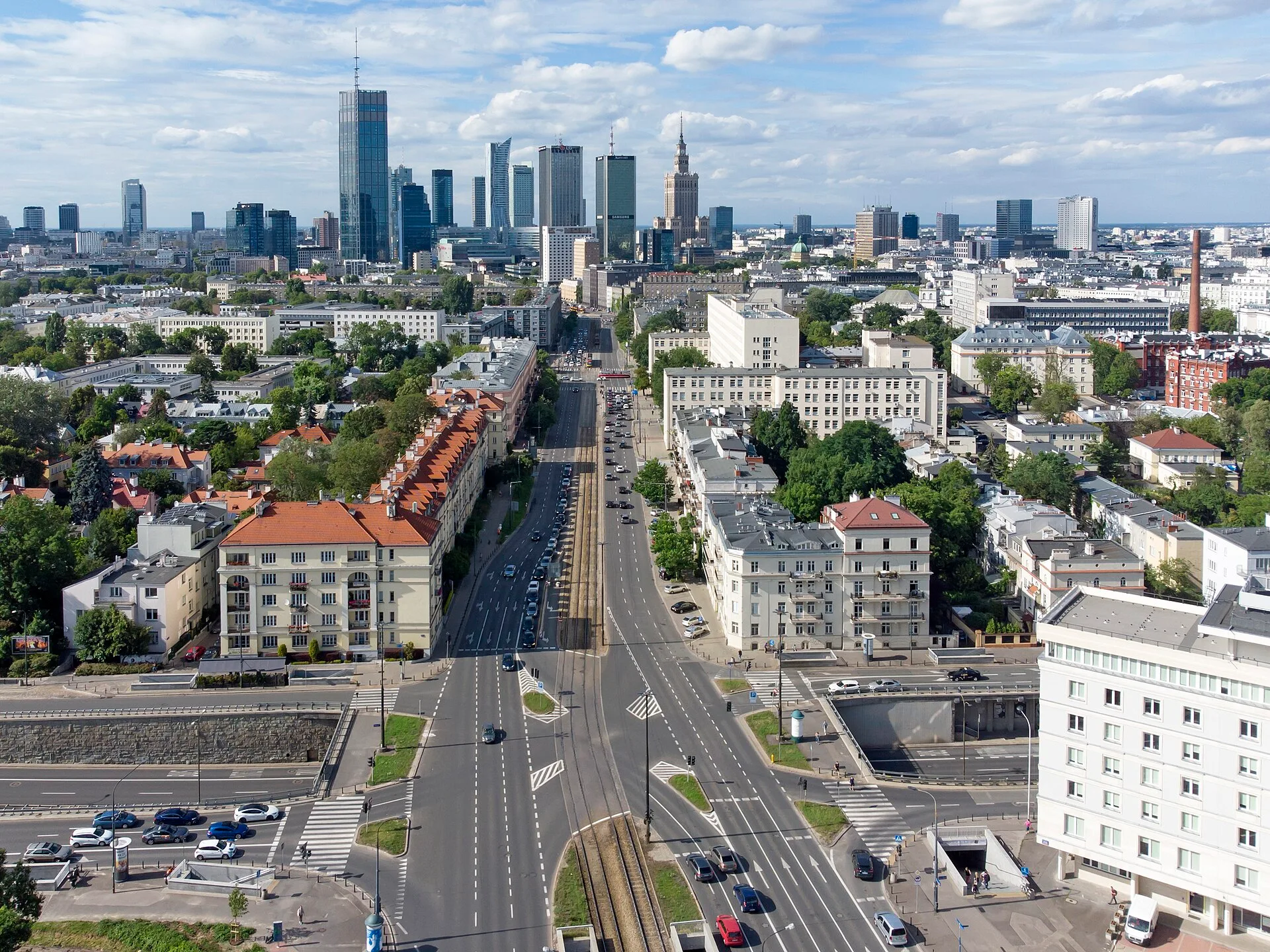 Warszawa - widok miasta